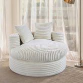 47" Round Plush Boneless Lounge Chair