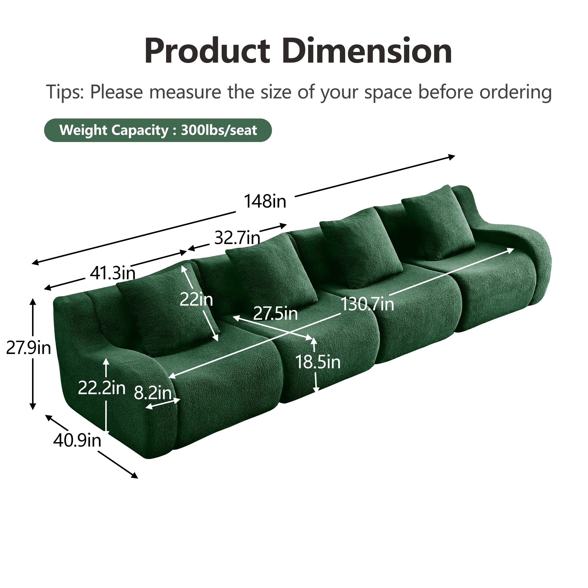 Teddy Boneless Modular Sofa