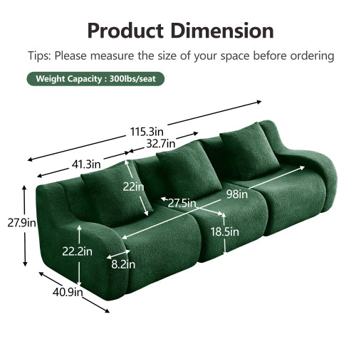 Teddy Boneless Modular Sofa