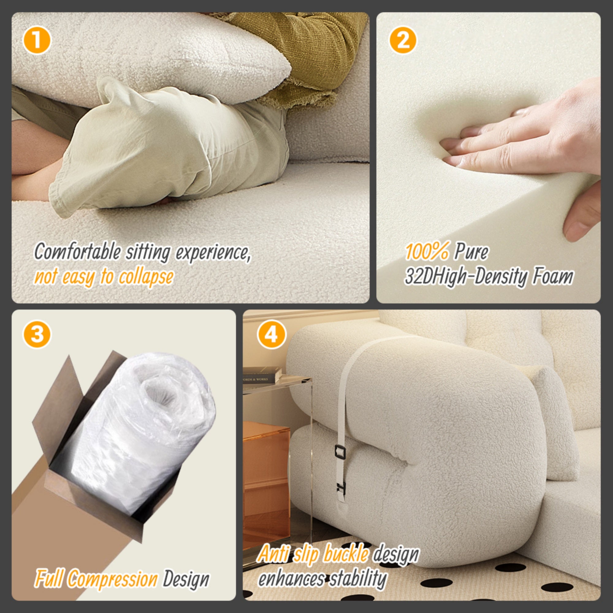 Teddy 3-in-1 Foldable Sofa Bed